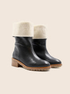 Botas Forradas de Piel Negro - Mujer