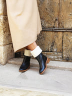 Botas Forradas de Piel Negro - Mujer