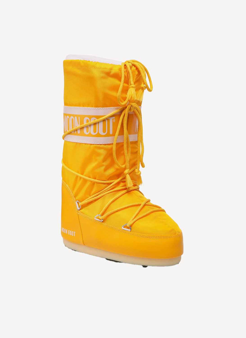 Moonboot - Bottes Icon High Nylon - Jaune - Unisexe