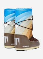 Moonboot - Botas Icon Rainbow High - Shitake Marrón Azul - Unisex