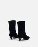 BOTTES KRISTEN/VEL NOIR - minelli.fr