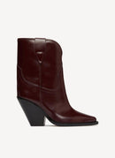 Isabel Marant - Bottes Leyane - Burgundy - Femme