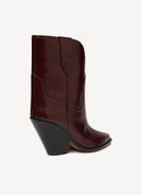 Isabel Marant - Bottes Leyane - Burgundy - Femme