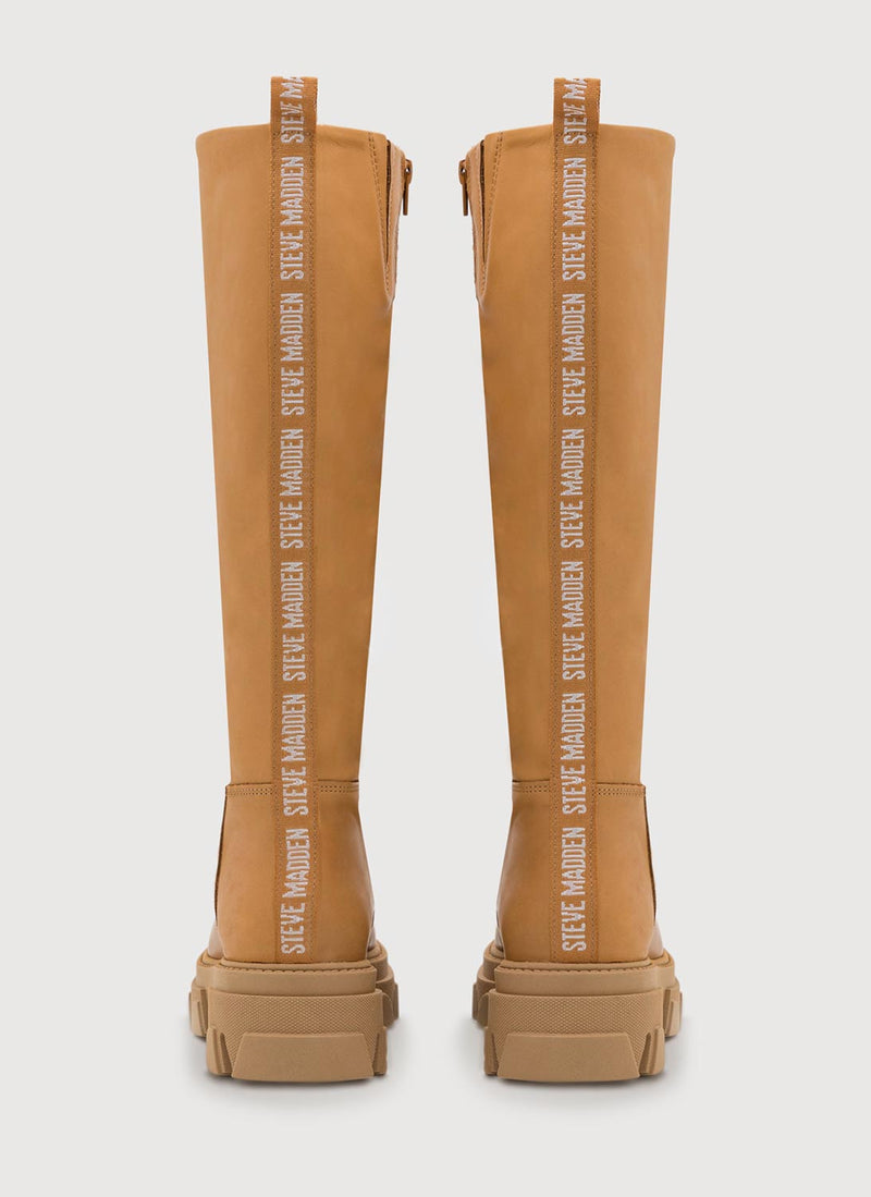 Steve Madden - Bottes Mana - Camel Leather - Femme