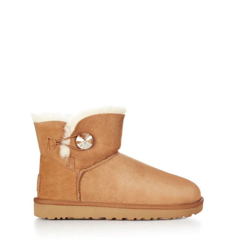 Bottes Mini Bailey Button Bling - Châtaigne - Femme