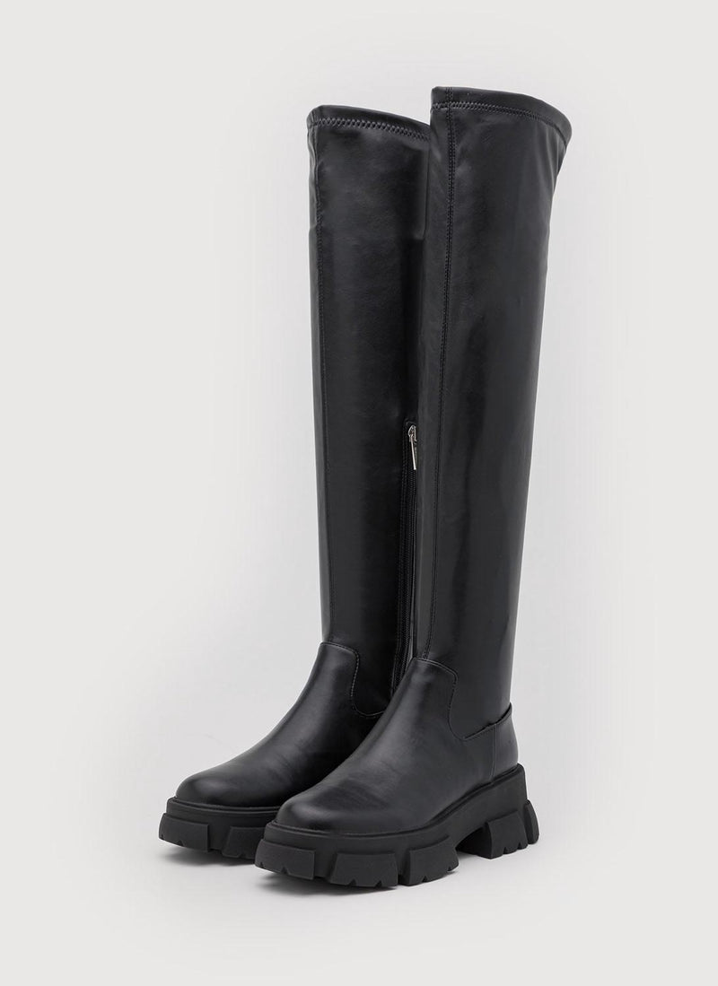 Steve Madden - Bottes Riveredge - Black - Femme