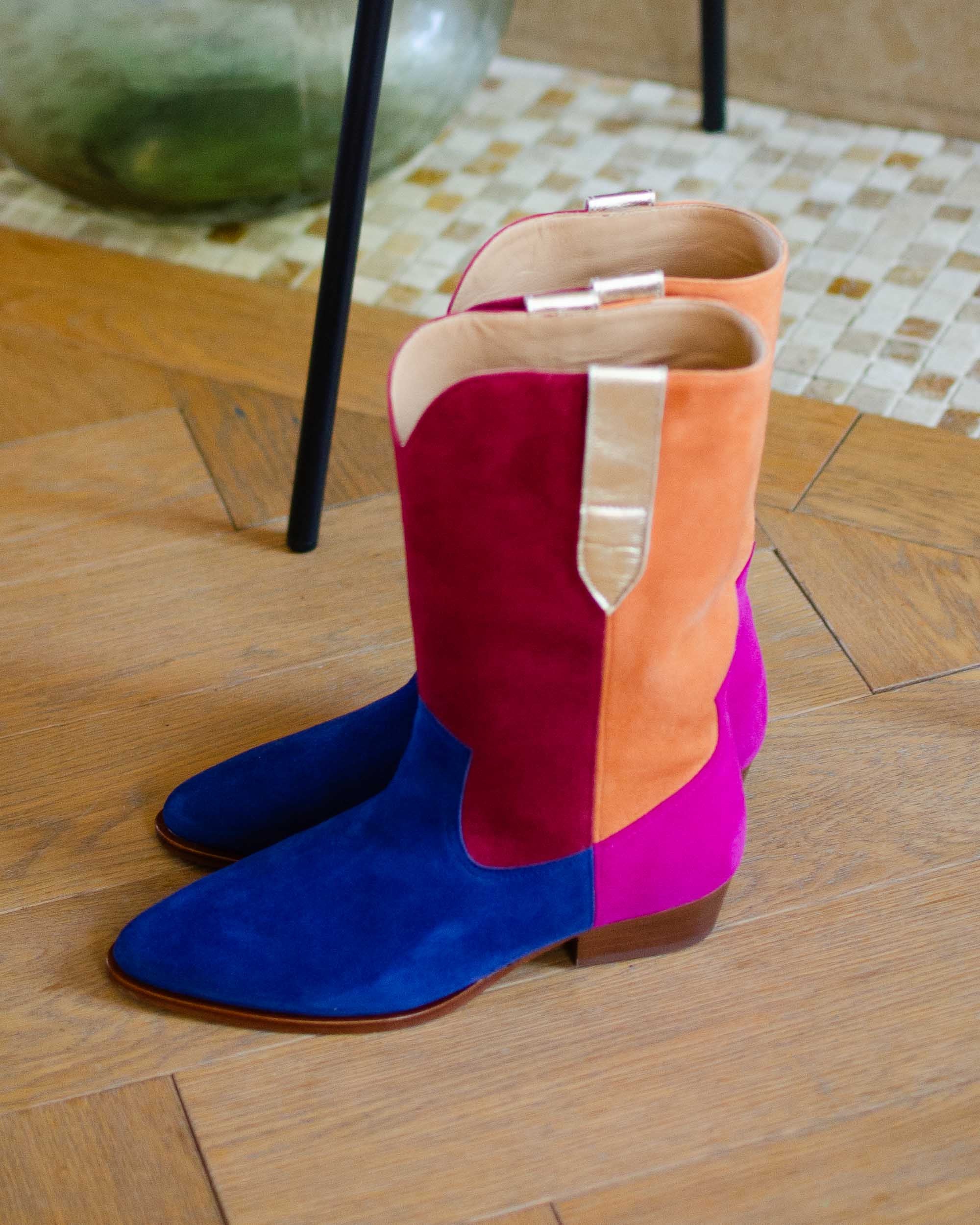 Bottes Santiag Nora Rainbow