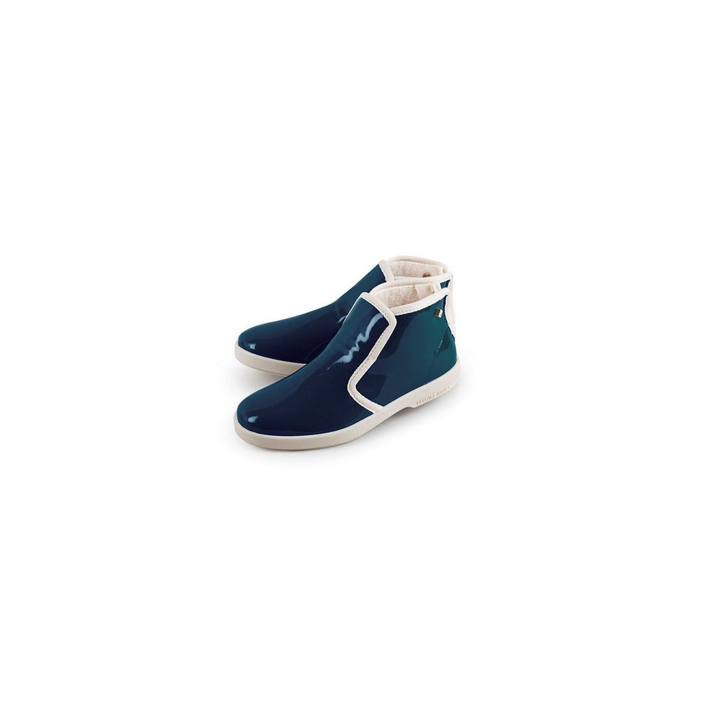 Vinyl Marine Kid High Ankle Boot - Navy - Children