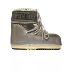Icon Low Glance Satin Ankle Boots - Platinum Gold Satin