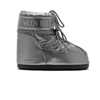 Bottines Icon Low Glance Satin - Argent/Blanc
