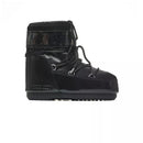 Moon Boot - Botines Icon Low Glance de satén - Negro