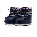 Bottines Icon Low Imprime Lune - Bleu Marine/Rose