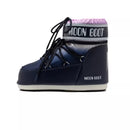 Moon Boot - Botines Icon Low con estampado de luna - Azul marino/Rosa