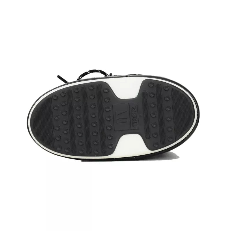 Icon Low Optical Print Ankle Boots - Black/White