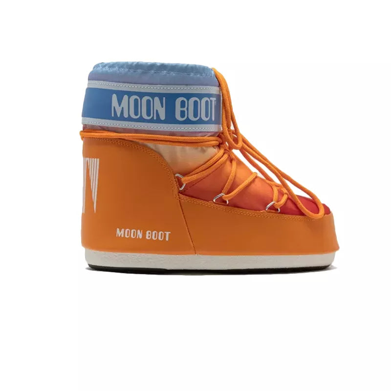 Bottines Icon Low Imprime Soleil - Orange/Bleuciel/Blanc