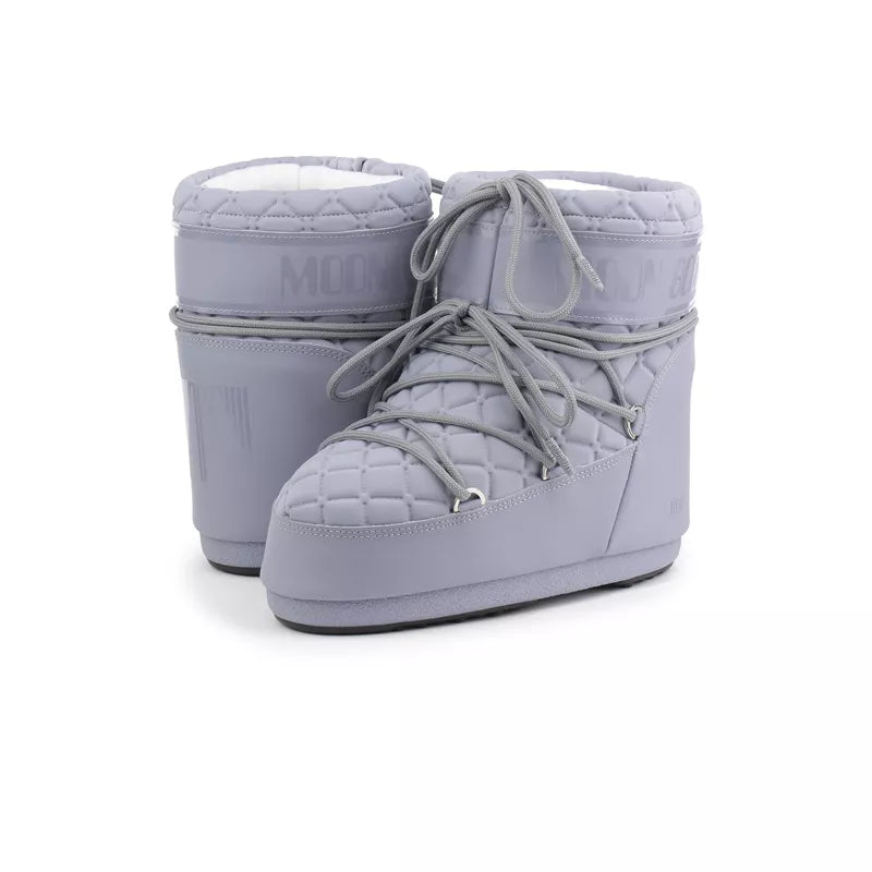 Bottines Icon Low Matelassees - Gris