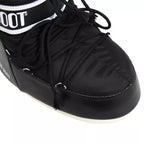 Botines Icon Low Nylon - Negro/Blanco