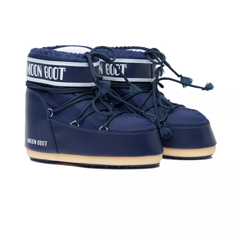 Bottines Icon Low Nylon - Marine Blanc