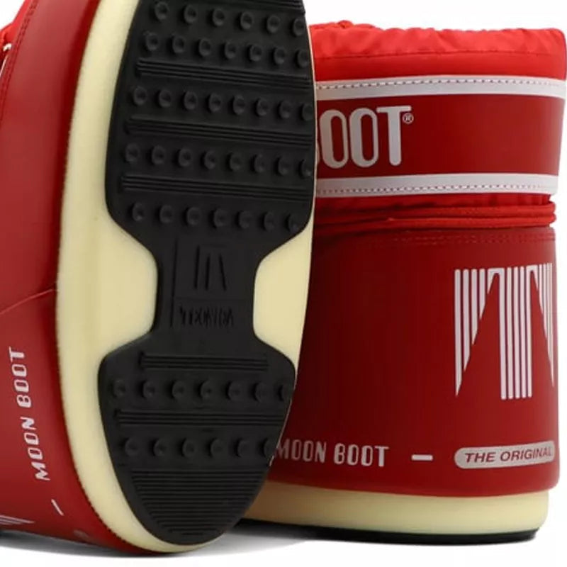 Botines Icon Low Nylon - Rojo/ Blanco