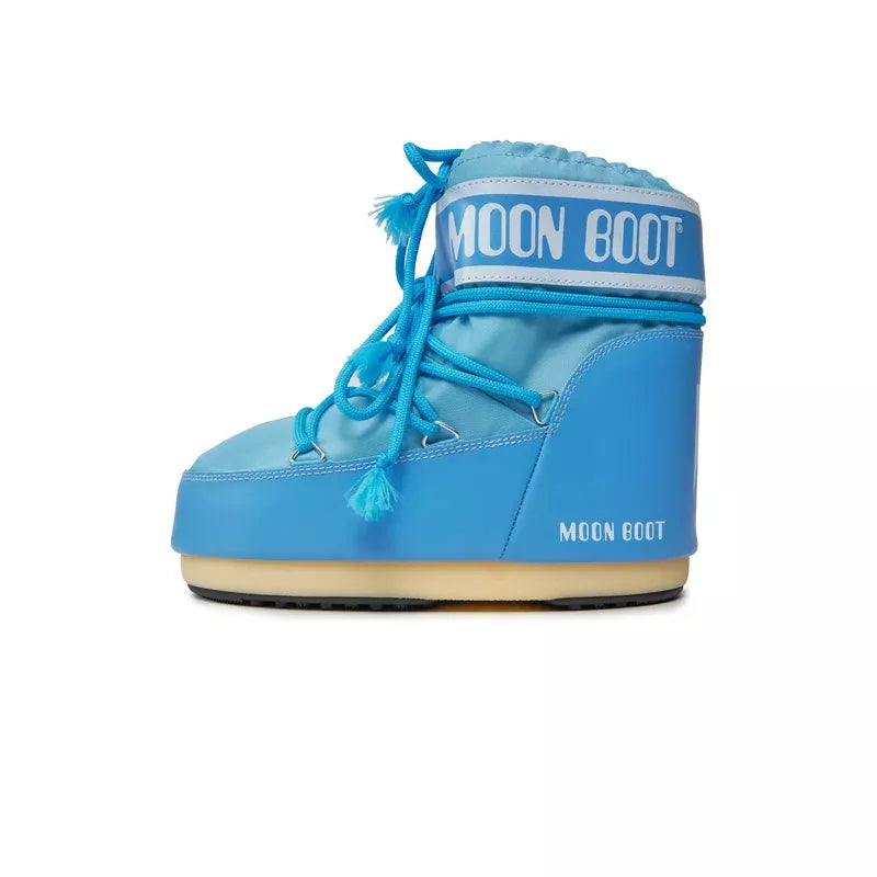 Bottines Icon Low Nylon - Bleu Et Blanc