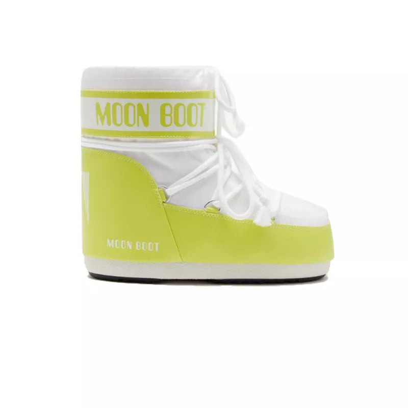 Bottines Icon Low Nylon - Blanc/Vert