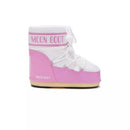Icon Low Nylon Ankle Boots - White/Pink