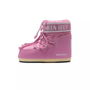 Moon Boot - Icon Low Nylon Ankle Boots - Pink/White