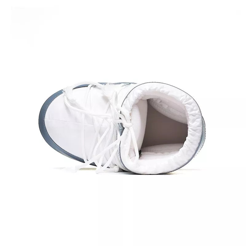 Botines bajos Icon de nailon - Gris Azul/Blanco