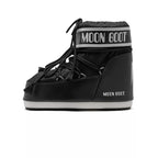 Botines Icon Low Nylon - Negro/Blanco