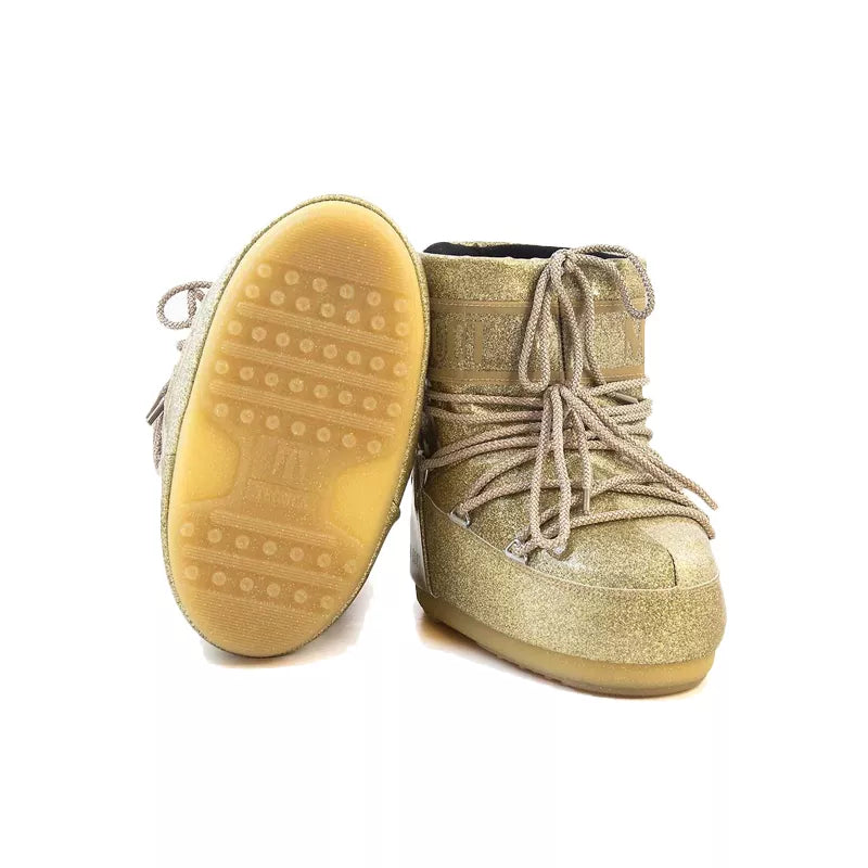 Botines Icon Low Paillettes - Gold/Marrón