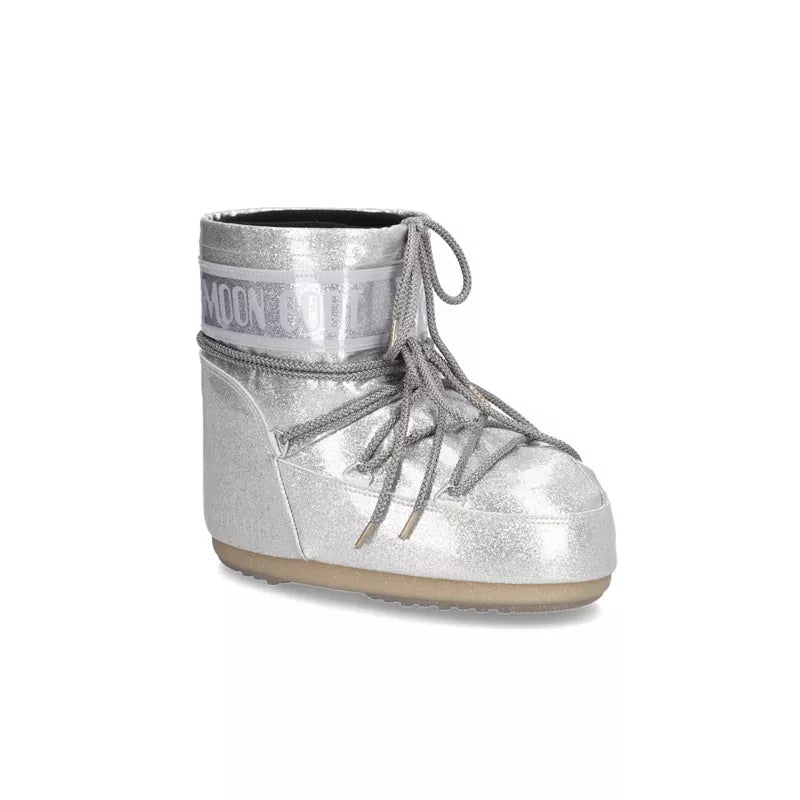 Moon Boot - Botines Icon Low Glitter - Plata/Gris