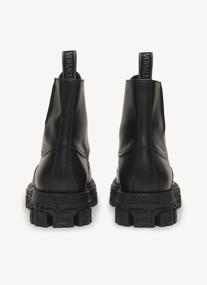 Versace - Bottines À Lacets - Black - Homme