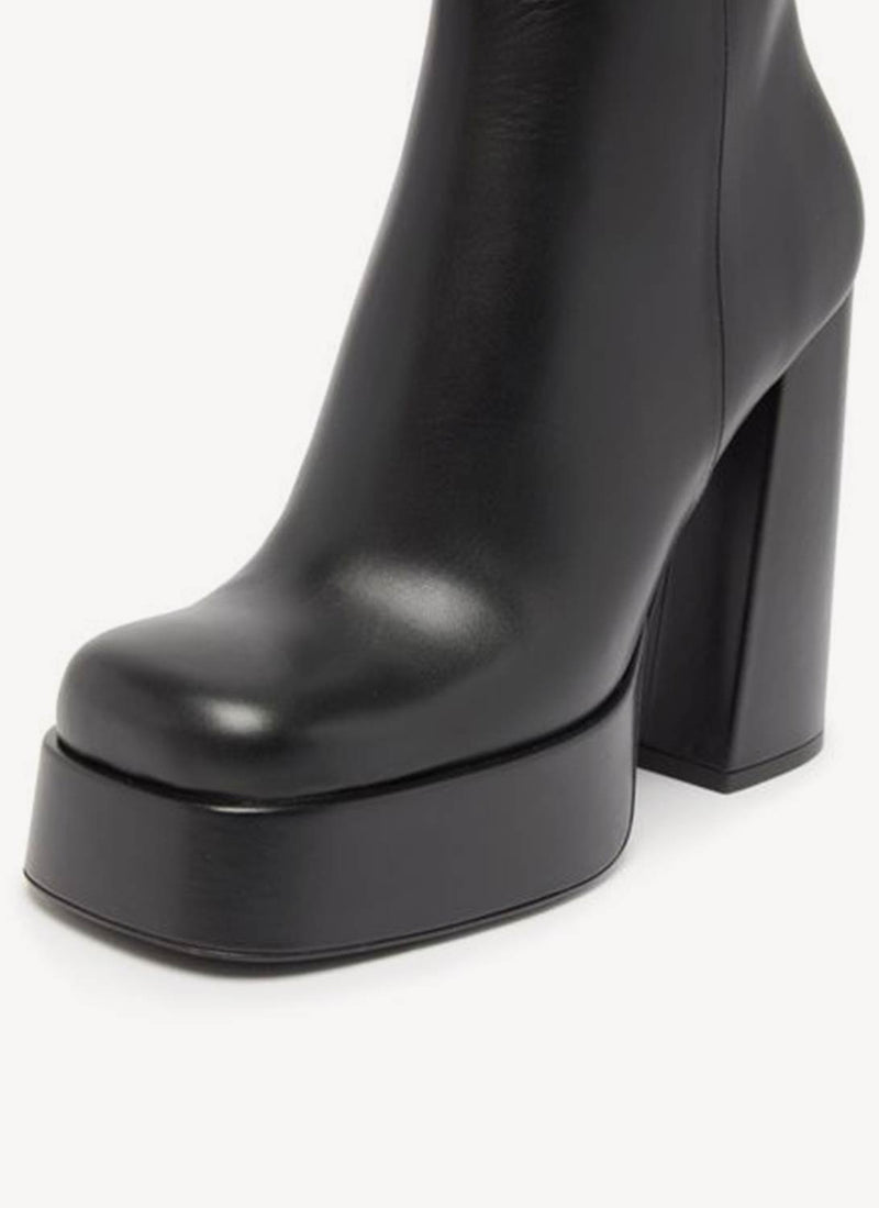 Versace - Bottines À Plateforme - Black - Femme