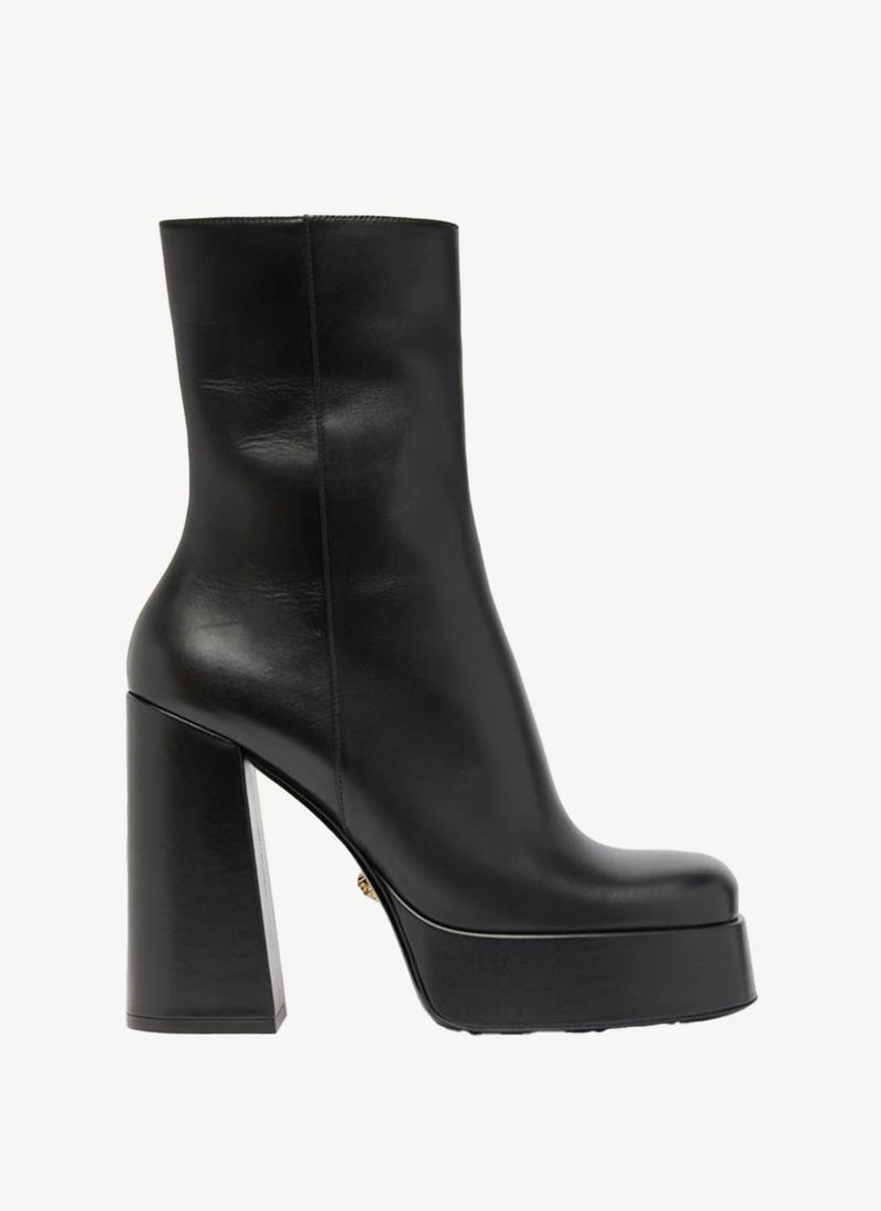 Versace - Bottines À Plateforme - Black - Femme