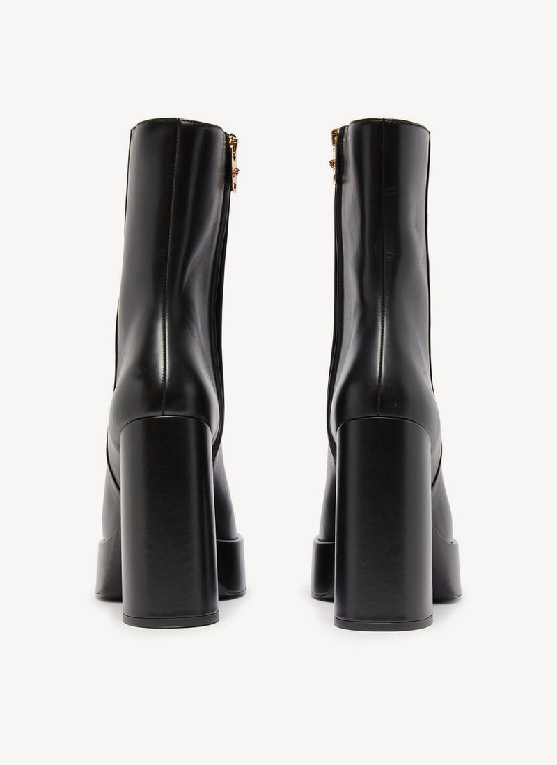 Versace - Bottines À Plateforme - Black - Femme