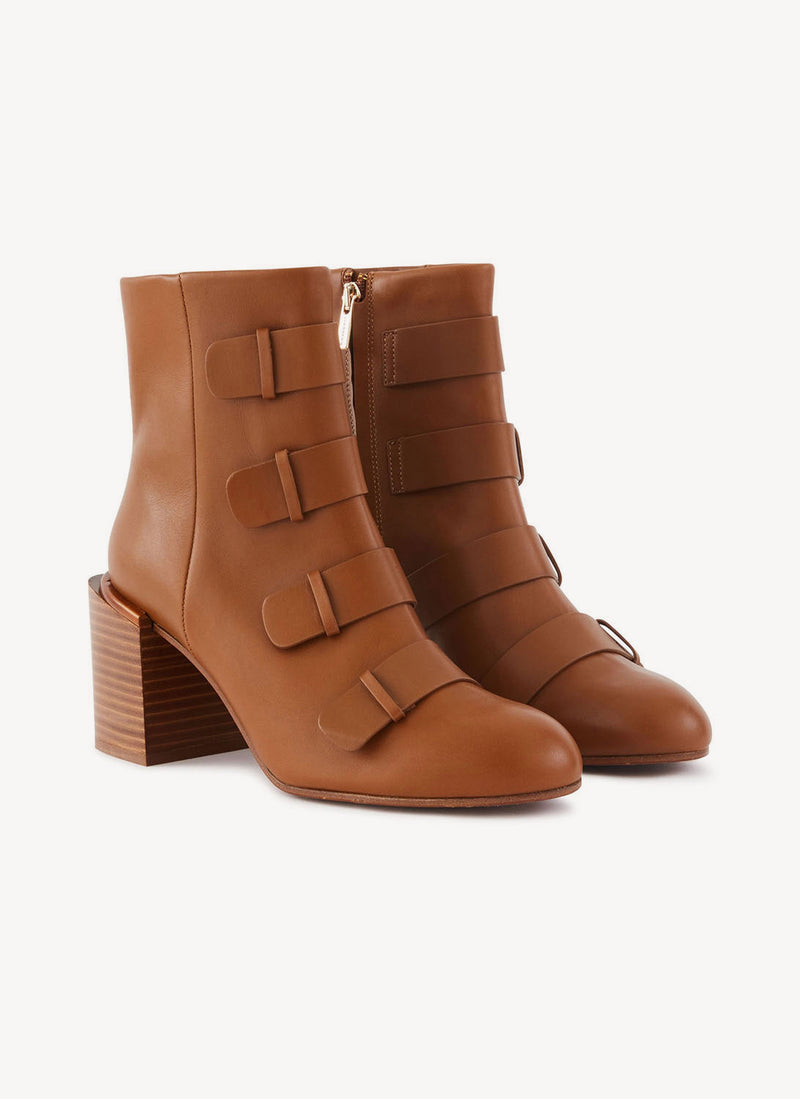 Clergerie - Bottines À Talons Xina - Camel - Femme