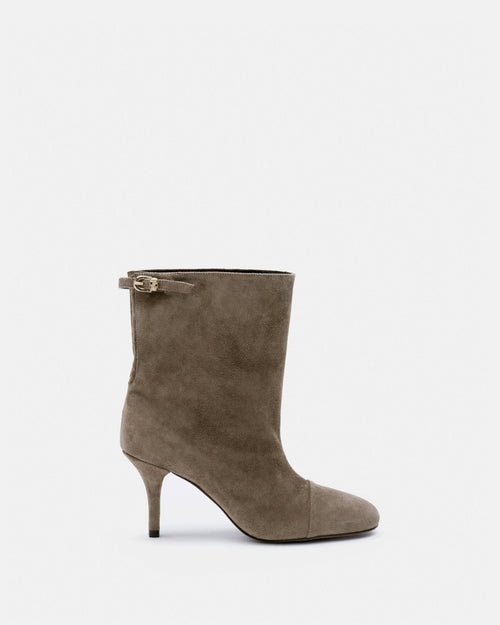 BOTTINES ANGELE/VEL TAUPE - minelli.fr