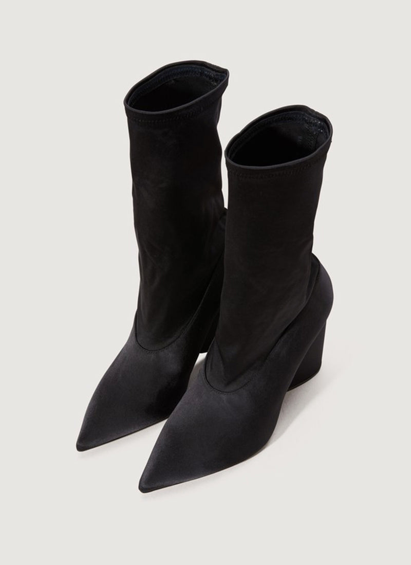 Yeezy - Bottines Ankle Satin - Black - Femme