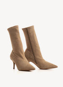 Yeezy - Bottines Ankle Suede - Beige - Femme