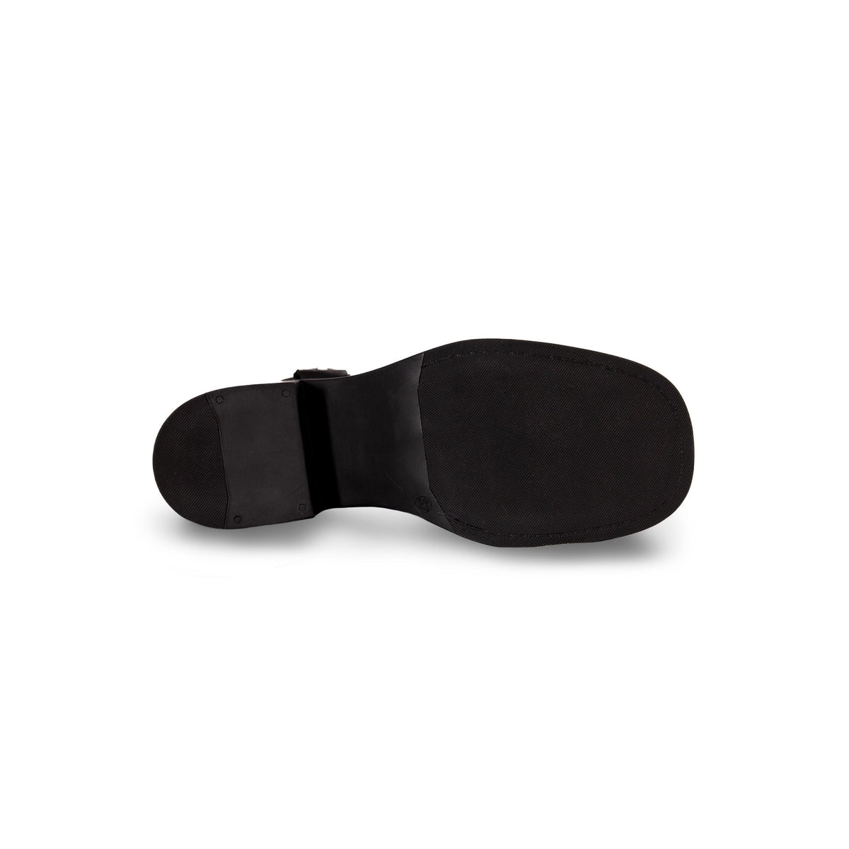 Bottines Biker Cuir Noir - Femme