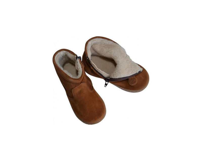 Bottines Boots Fourrees Jude - Nubuck Camel - Mixte