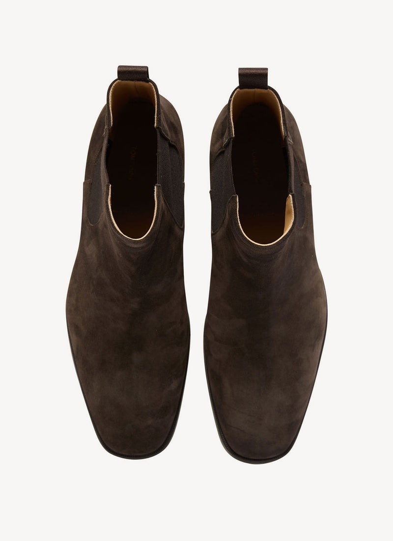 Tom Ford - Bottines Chelsea Alec - Brown - Homme