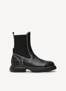 Ganni - Bottines Chelsea Everyday - Black - Femme