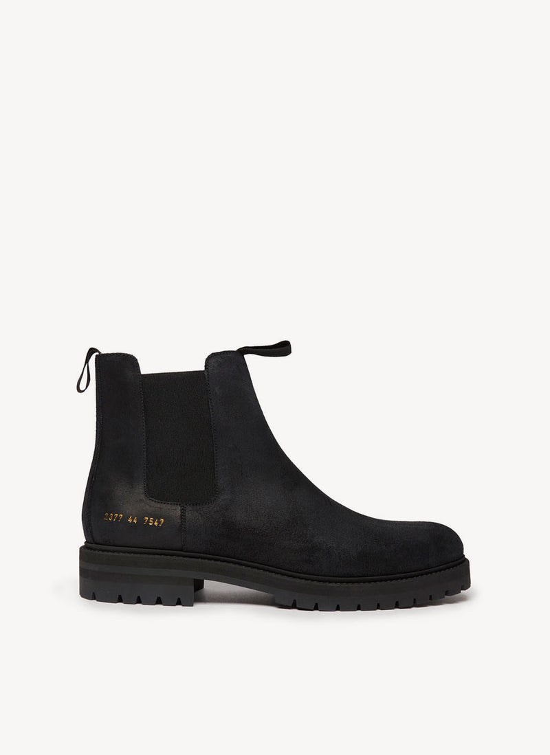 Common Projects - Bottines Chelsea In Kenia - Black - Homme