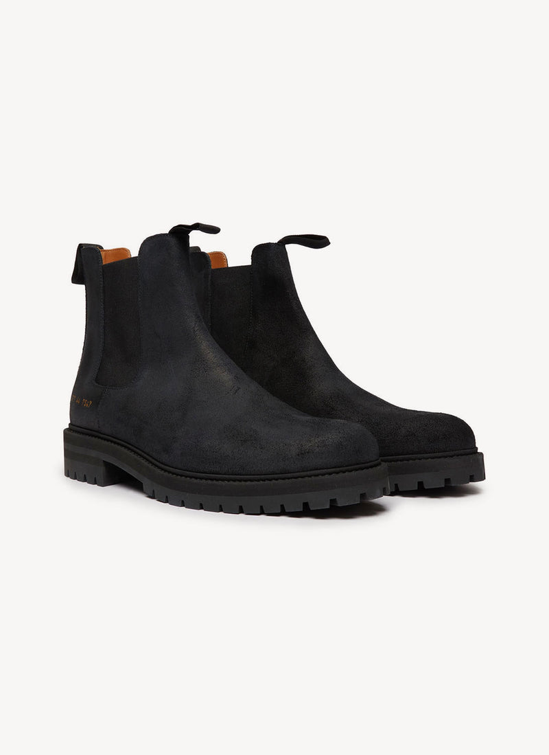 Common Projects - Bottines Chelsea In Kenia - Black - Homme