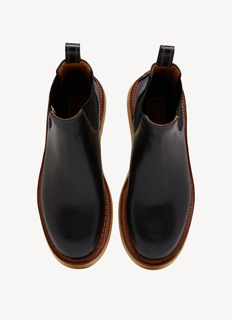 Kenzo - Bottines Chelsea Kenzoyama - Black - Homme