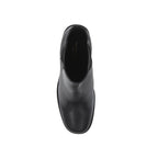 Bottines Chelsea Talon Cuir Noir - Femme