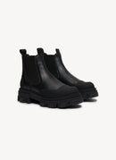 Ganni - Bottines Chelsea - Black - Femme