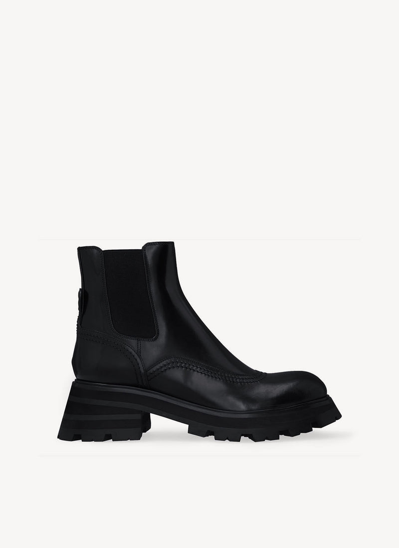 Alexander Mcqueen - Bottines Chelsea - Black - Femme