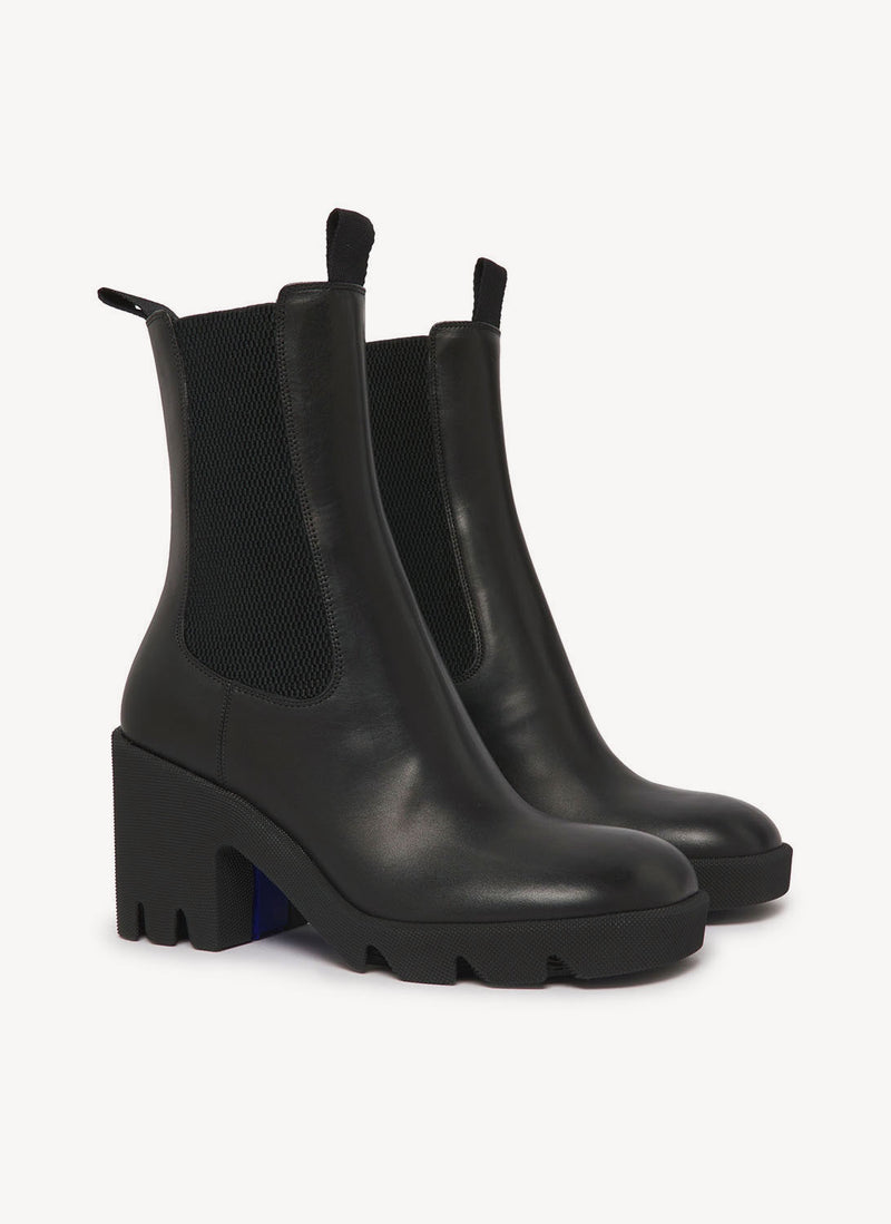 Burberry - Bottines Chelsea - Black - Femme